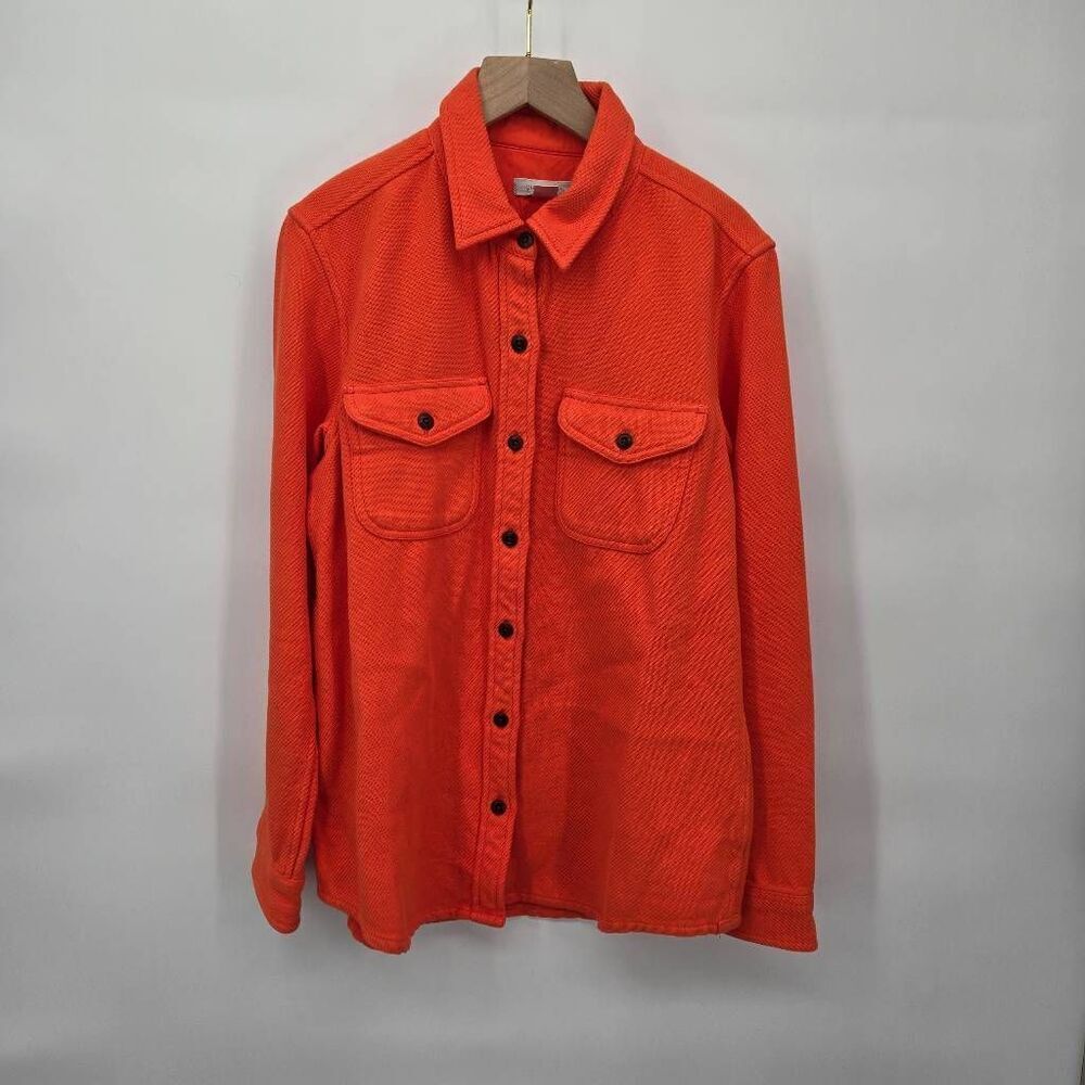 Outerknown Blanket Shirt Chroma Size XS Orange